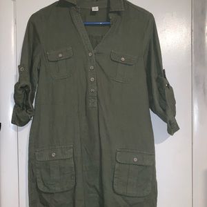 long green cover up dress